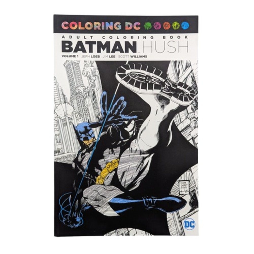 2016 DC Comics Batman Hush Volume 1 Adult Coloring Book